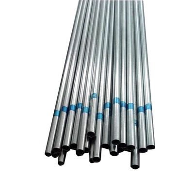 Pipa Dilapisi Seng Ditarik Dingin SS400 20mm-457mm Pipa Baja Galvanis Bulat