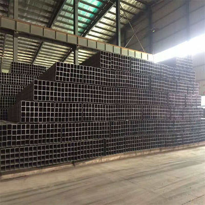 0.5mm 20mm 100x50 Bagian Kotak MS Baja Bagian Berongga Persegi Panjang