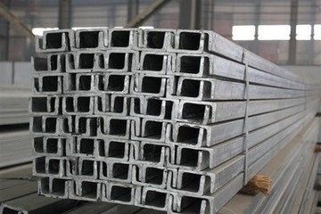 Balok Baja Saluran Tebal 3-12mm ASTM A36 Balok baja saluran dengan lapisan seng