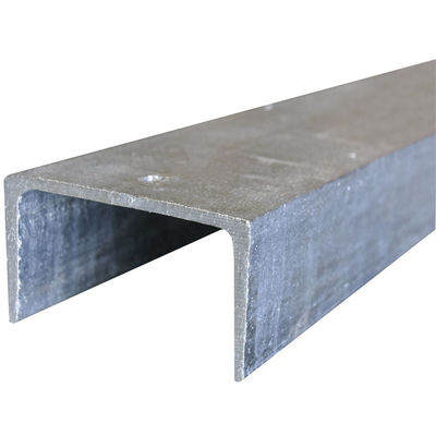 Balok Baja Saluran Tebal 3-12mm ASTM A36 Balok baja saluran dengan lapisan seng