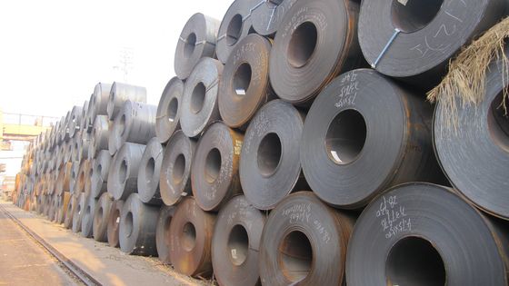Q235B Hot Rolled Carbon Steel Coil 600mm Lebar 4m-12m Panjang